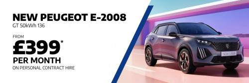 New Peugeot E-2008 - £399 Per Month
