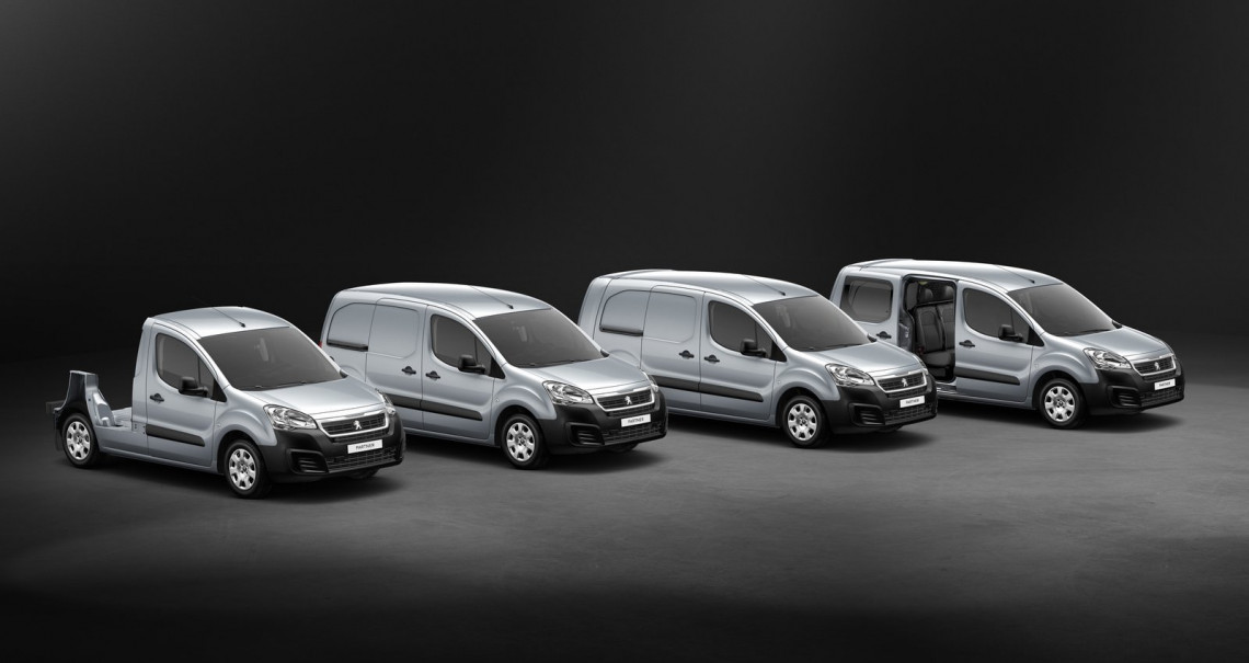 New Peugeot Partner van shows of modern styling