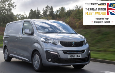 PEUGEOT celebrates double win at 2021 Van Fleet World Great British Fleet Awards