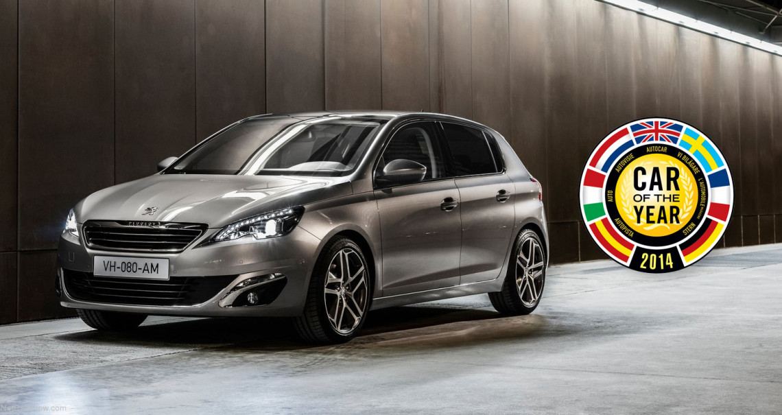 New Peugeot 308 voted 2014 Car Of The Year