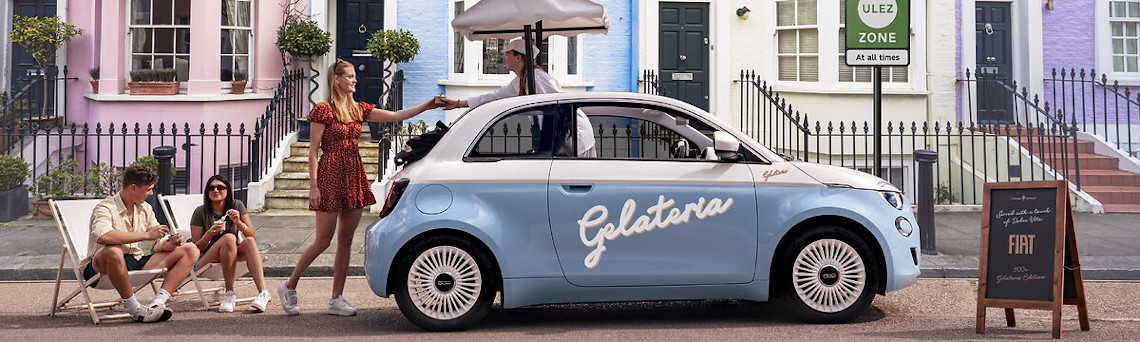 Fiat unveils new, zero emissions ice cream van